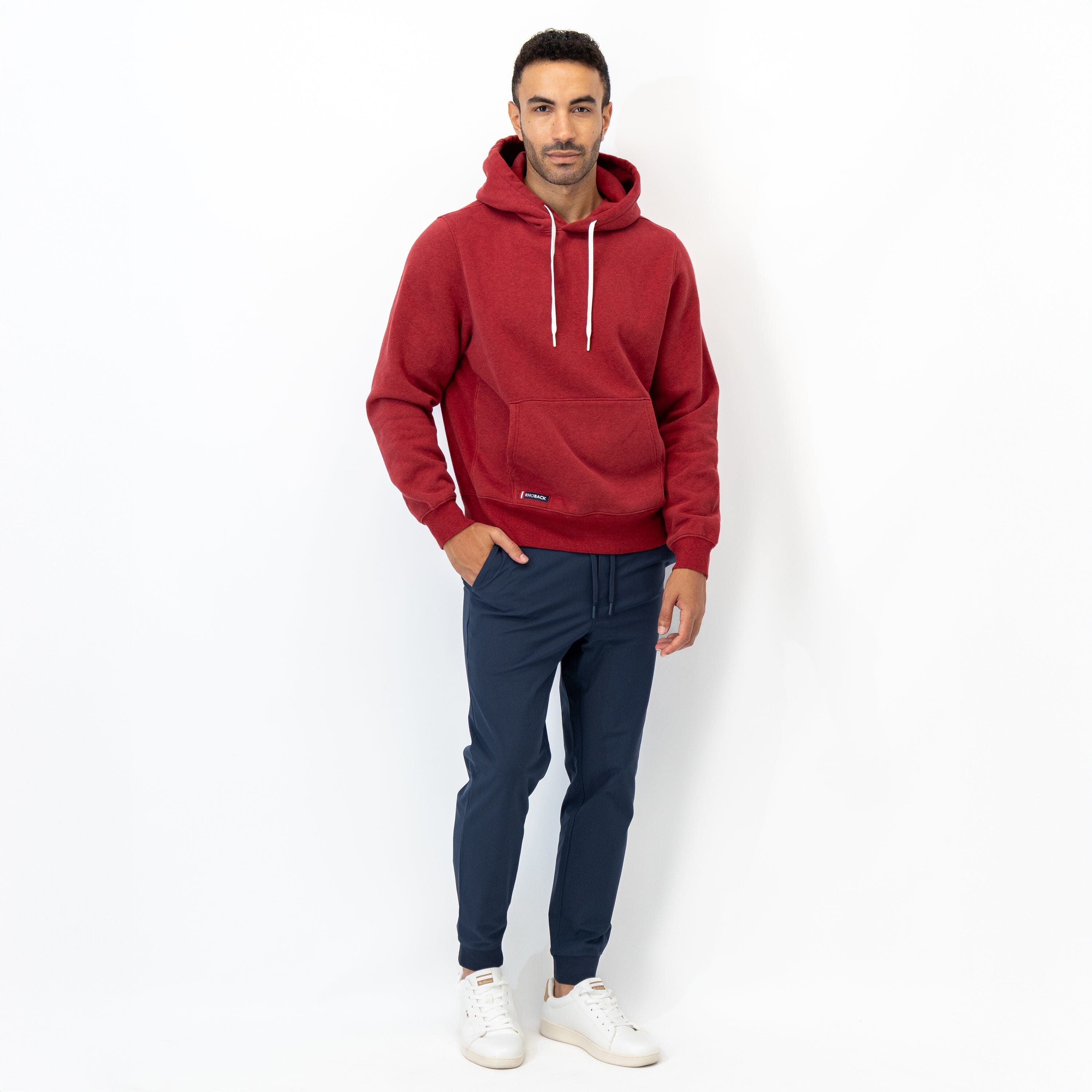 Rhoback Hoodie - Ready Hoodie | Heather - Cardinal Red
