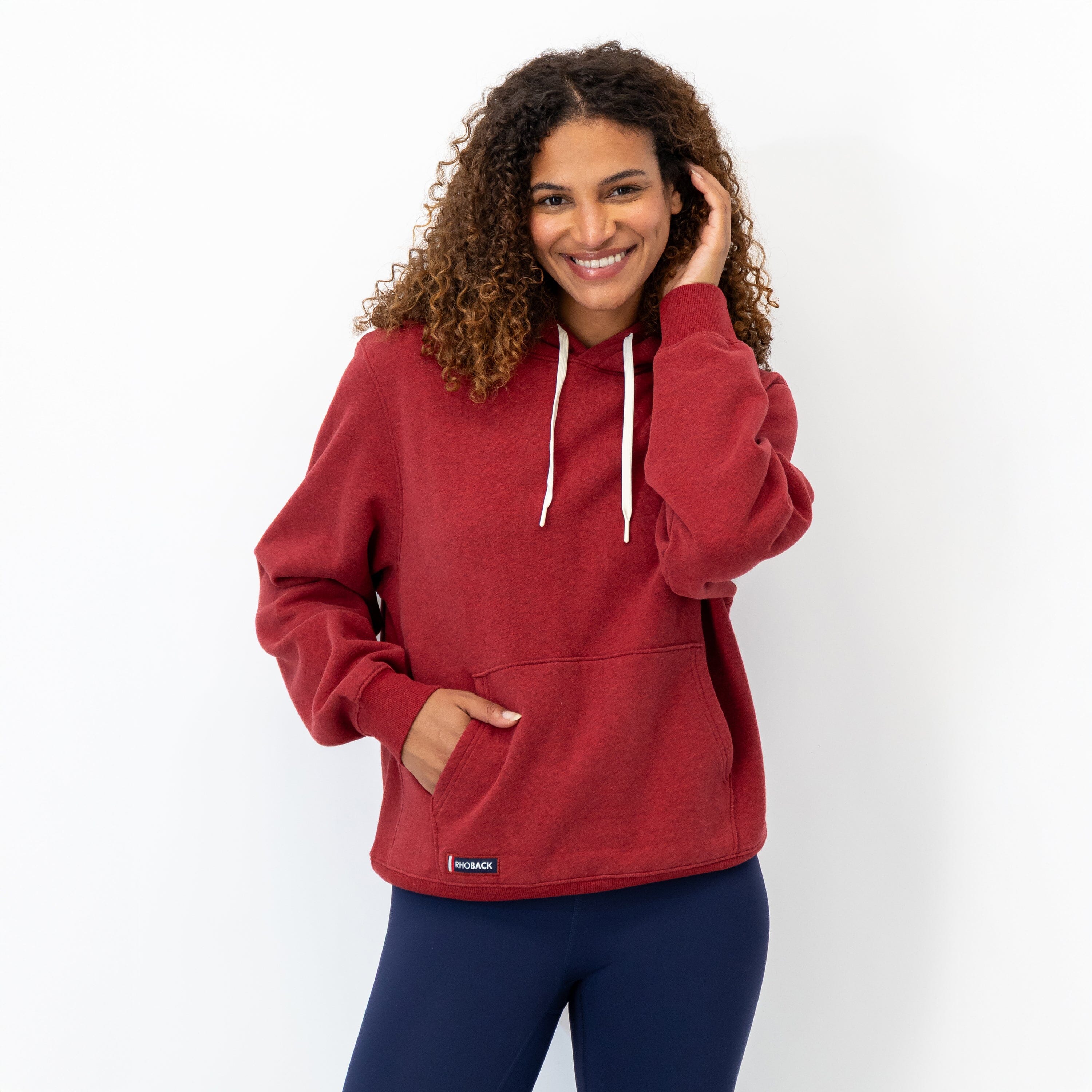 Rhoback Hoodie - Ready Hoodie | Heather - Cardinal Red (Women) 