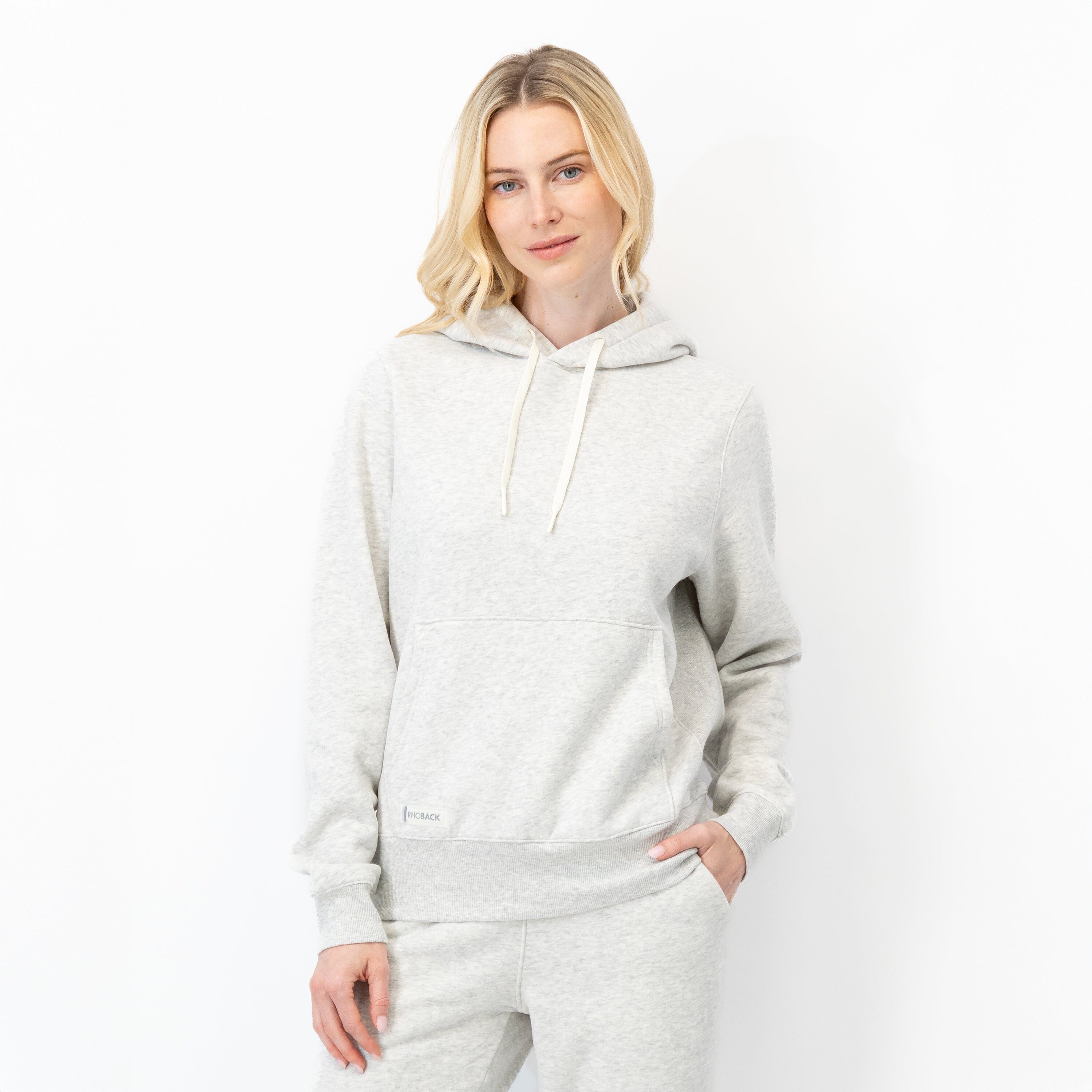 Rhoback Hoodie - Ready Hoodie | Heather - Ivory (Women) 