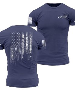 Grunt Style Tshirt - 1776 Flag T-Shirt - Future Dusk 