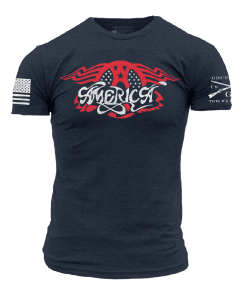 Grunt Style Tshirt - AeroAmerica T-Shirt - Midnight Navy 