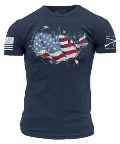Grunt Style Tshirt - America Has Landed T-Shirt - Midnight Navy 