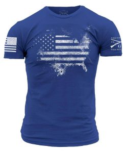 Grunt Style Tshirt - American Acid T-Shirt - Royal Blue 