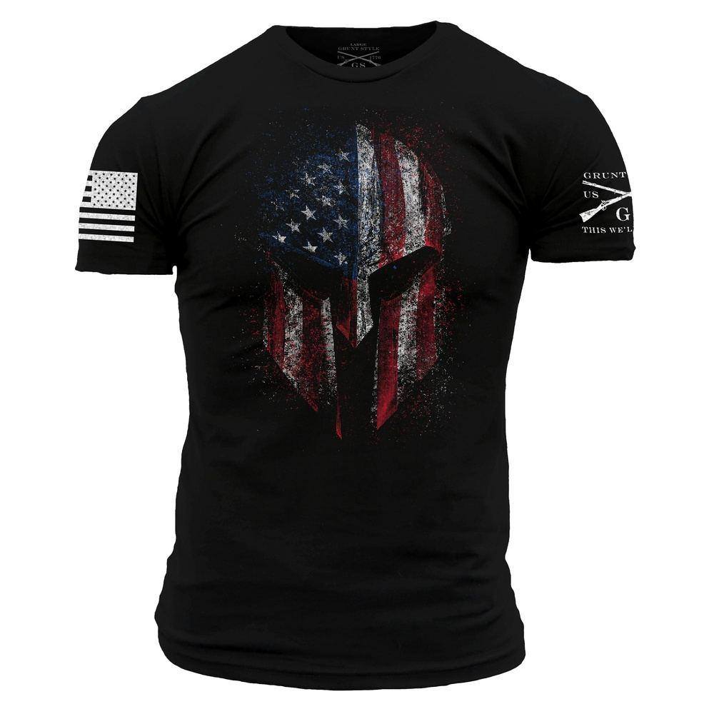 Grunt Style Tshirt - American Spartan 2.0 T-Shirt - Black 