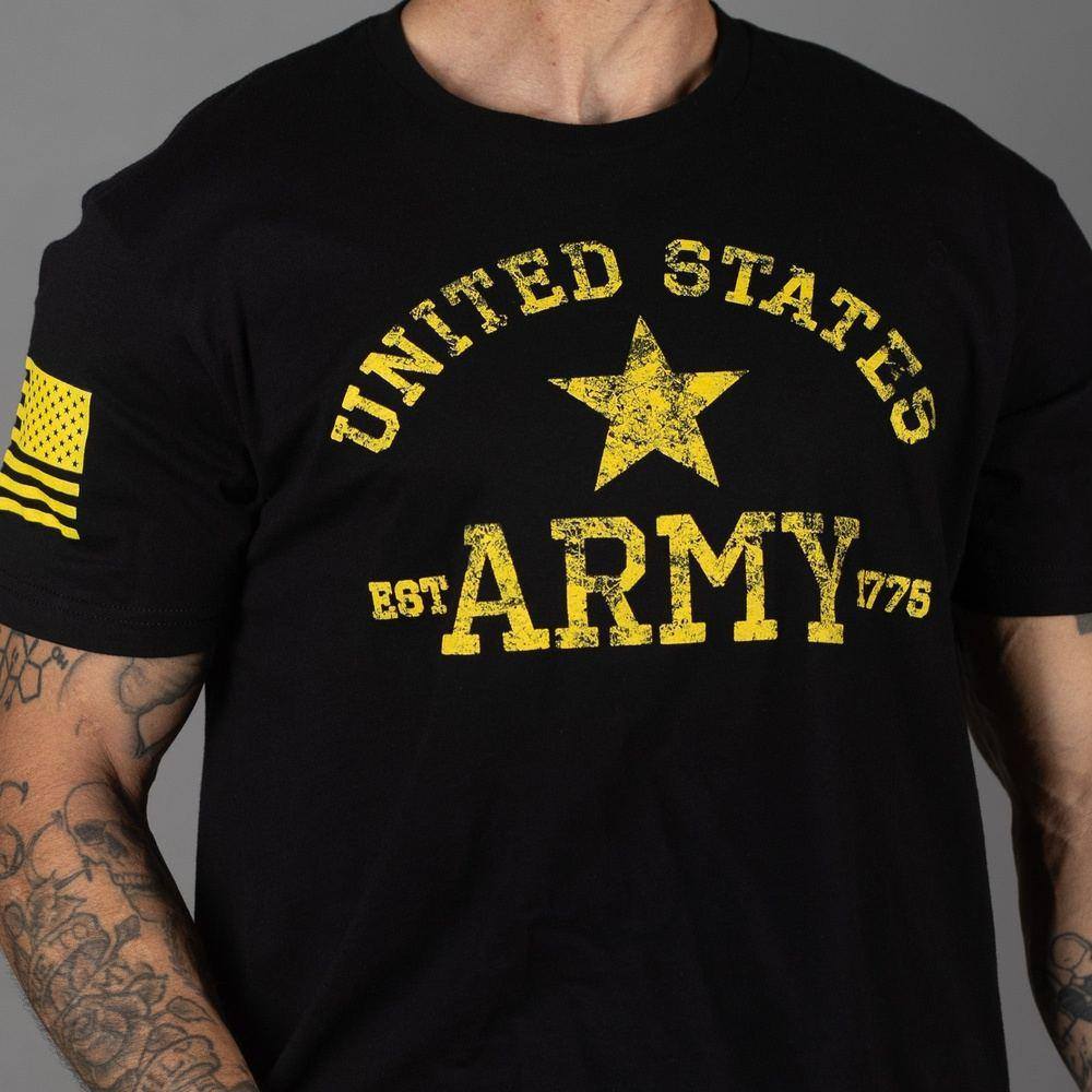 Grunt Style Tshirt - Army Est. 1775 T-Shirt - Black