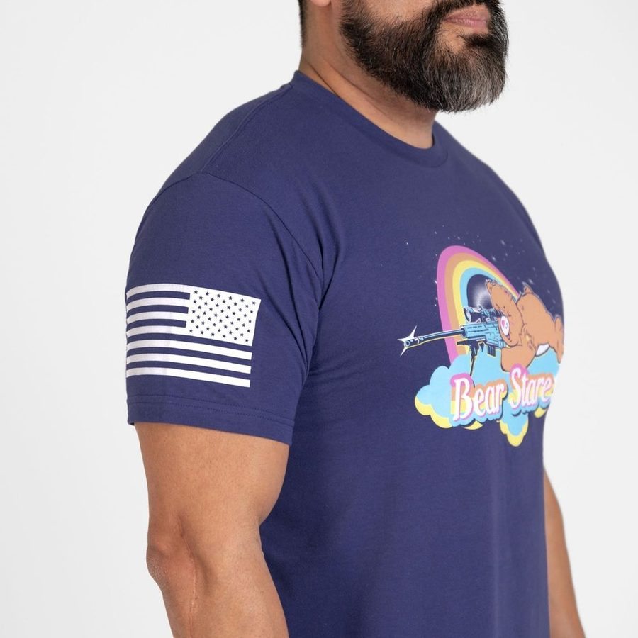 Grunt Style Tshirt - Bear Stare T-Shirt - Future Dusk