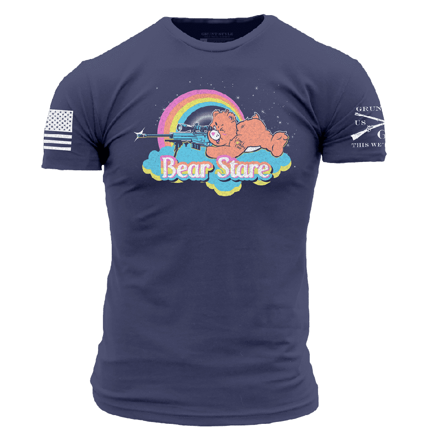 Grunt Style Tshirt - Bear Stare T-Shirt - Future Dusk