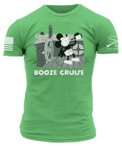 Grunt Style Tshirt - Booze Cruise T-Shirt - Kelly Green 