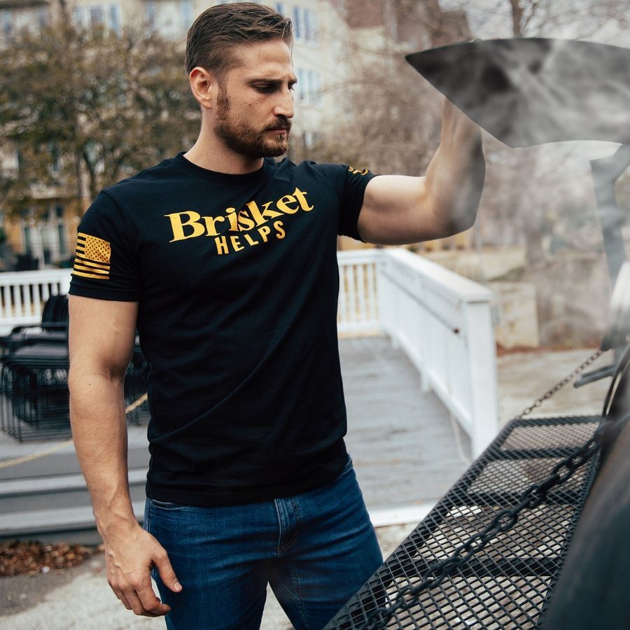 Grunt Style Tshirt - Brisket Helps T-Shirt - Black