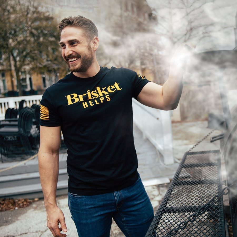 Grunt Style Tshirt - Brisket Helps T-Shirt - Black