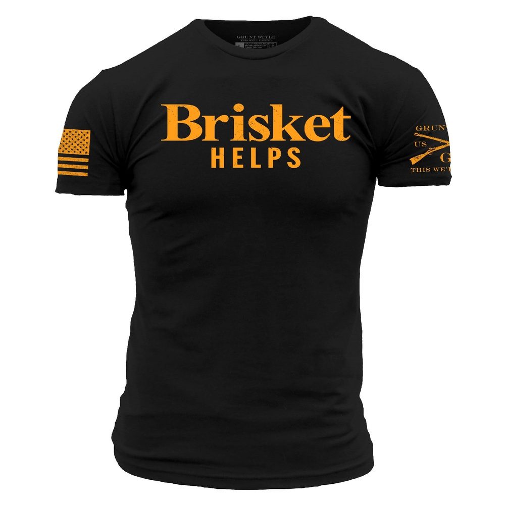 Grunt Style Tshirt - Brisket Helps T-Shirt - Black