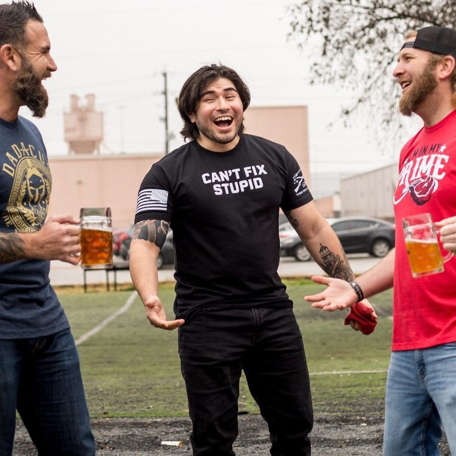 Grunt Style Tshirt - Can't Fix Stupid T-Shirt - Black