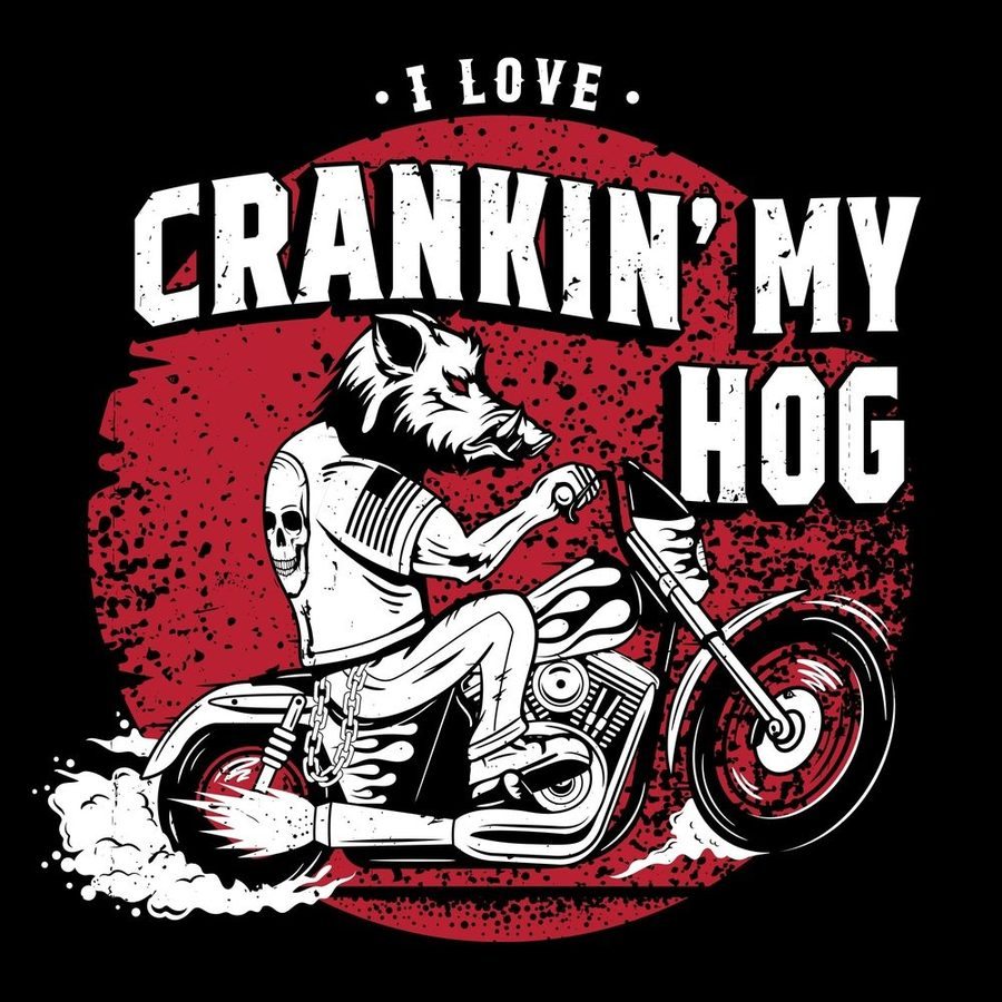 Grunt Style Tshirt - Cranking My Hog T-Shirt - Black