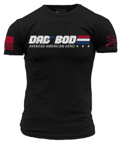 Grunt Style Tshirt - Dad Bod T-Shirt - Black 