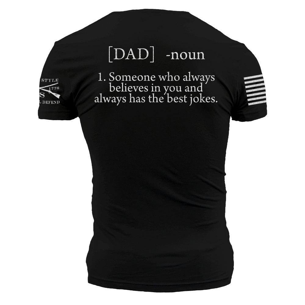 Grunt Style Tshirt - Dad Defined T-Shirt - Black