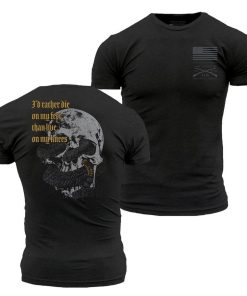 Grunt Style Tshirt - Die On My Feet T-Shirt - Black 