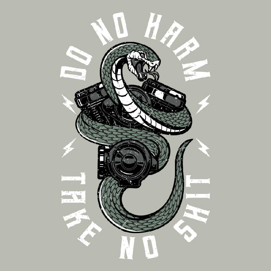 Grunt Style Tshirt - Do No Harm, Take No Sh*t T-Shirt - Sand
