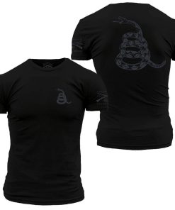 Grunt Style Tshirt - Don't Tread on Me Concealed Gadsden T-Shirt- Black 