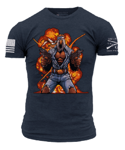 Grunt Style Tshirt - Eagle Fury T-Shirt - Midnight Navy 