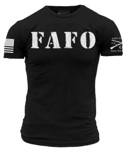 Grunt Style Tshirt - FAFO T-Shirt - Black 