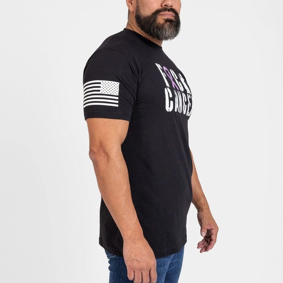 Grunt Style Tshirt - F*ck All Cancer T-Shirt - Black