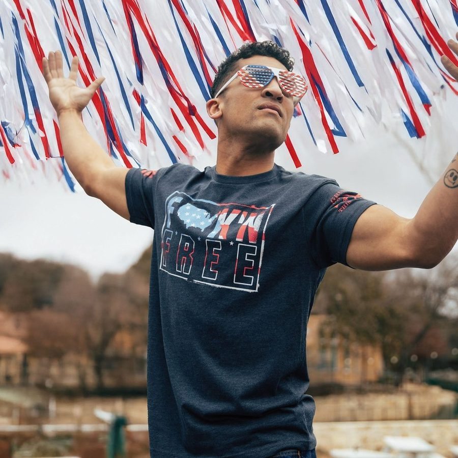 Grunt Style Tshirt - F*ck'n Free T-Shirt - Midnight Navy