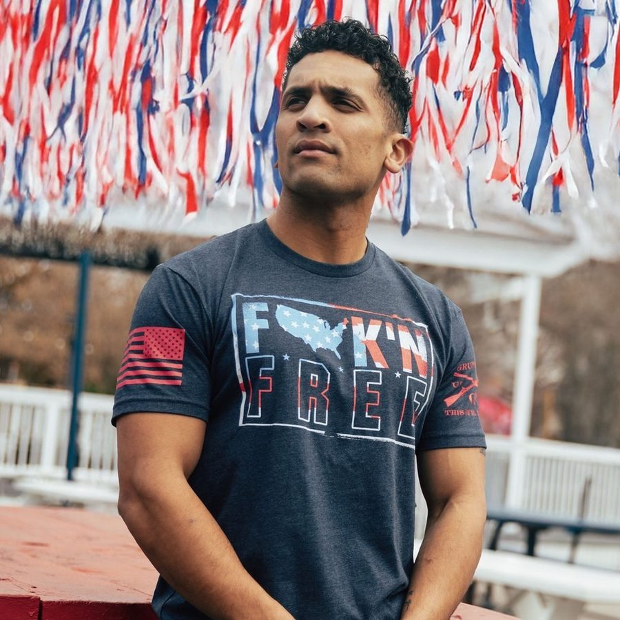 Grunt Style Tshirt - F*ck'n Free T-Shirt - Midnight Navy