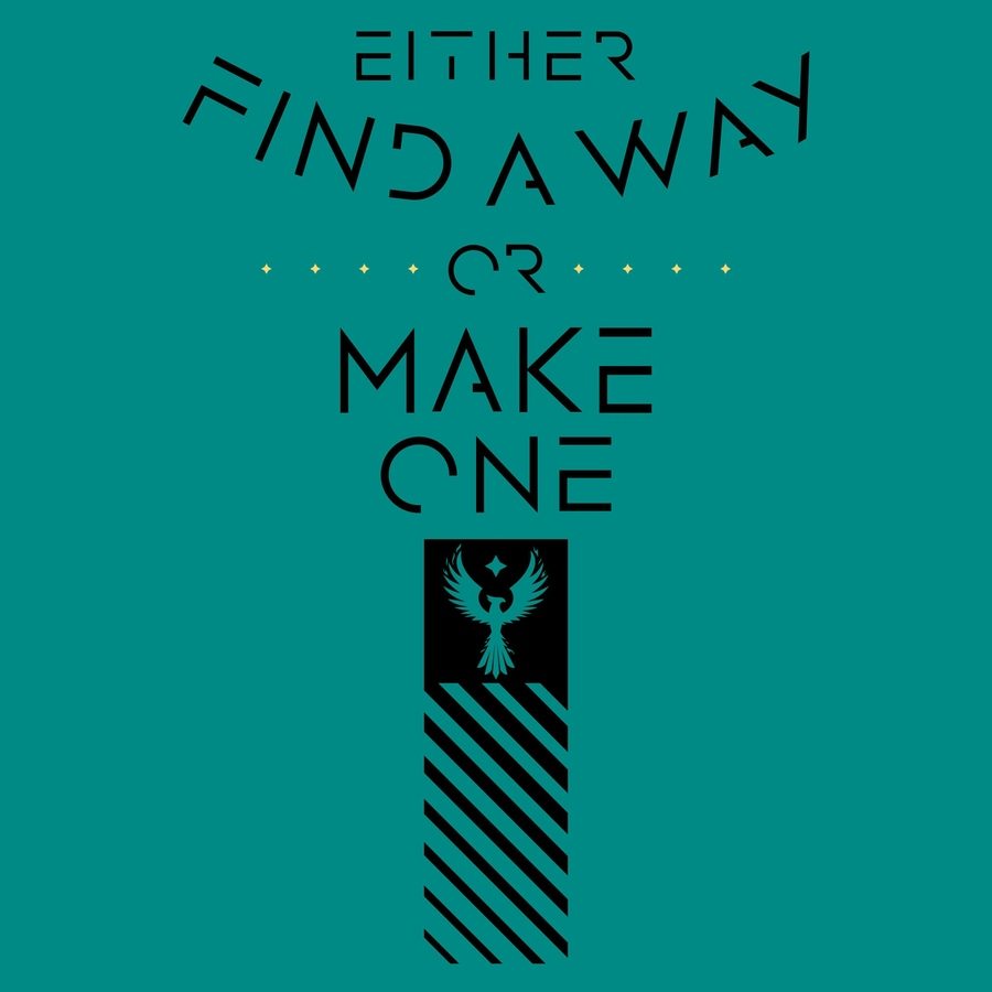 Grunt Style Tshirt - Find A Way Or Make One T-Shirt - Heather Aqua