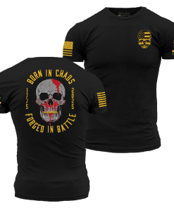 Grunt Style Tshirt - Forged In Battle T-Shirt - Black 