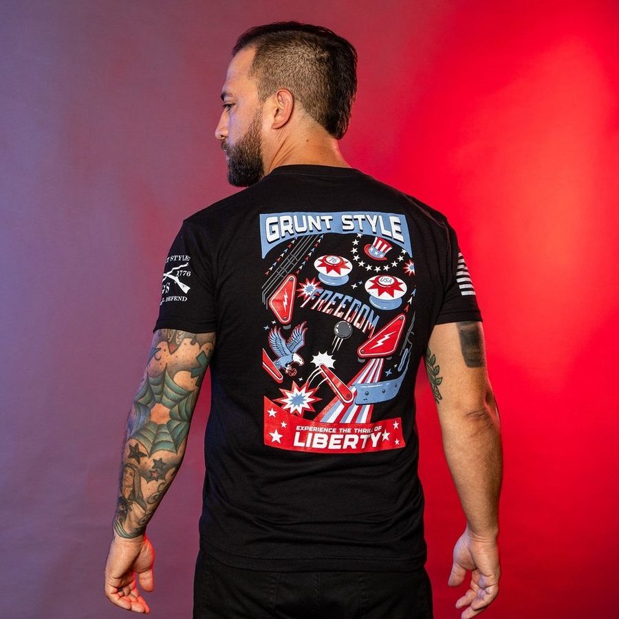 Grunt Style Tshirt - Free Ballin' T-Shirt - Black