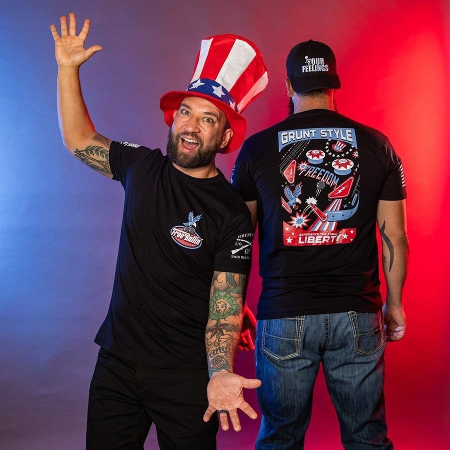 Grunt Style Tshirt - Free Ballin' T-Shirt - Black