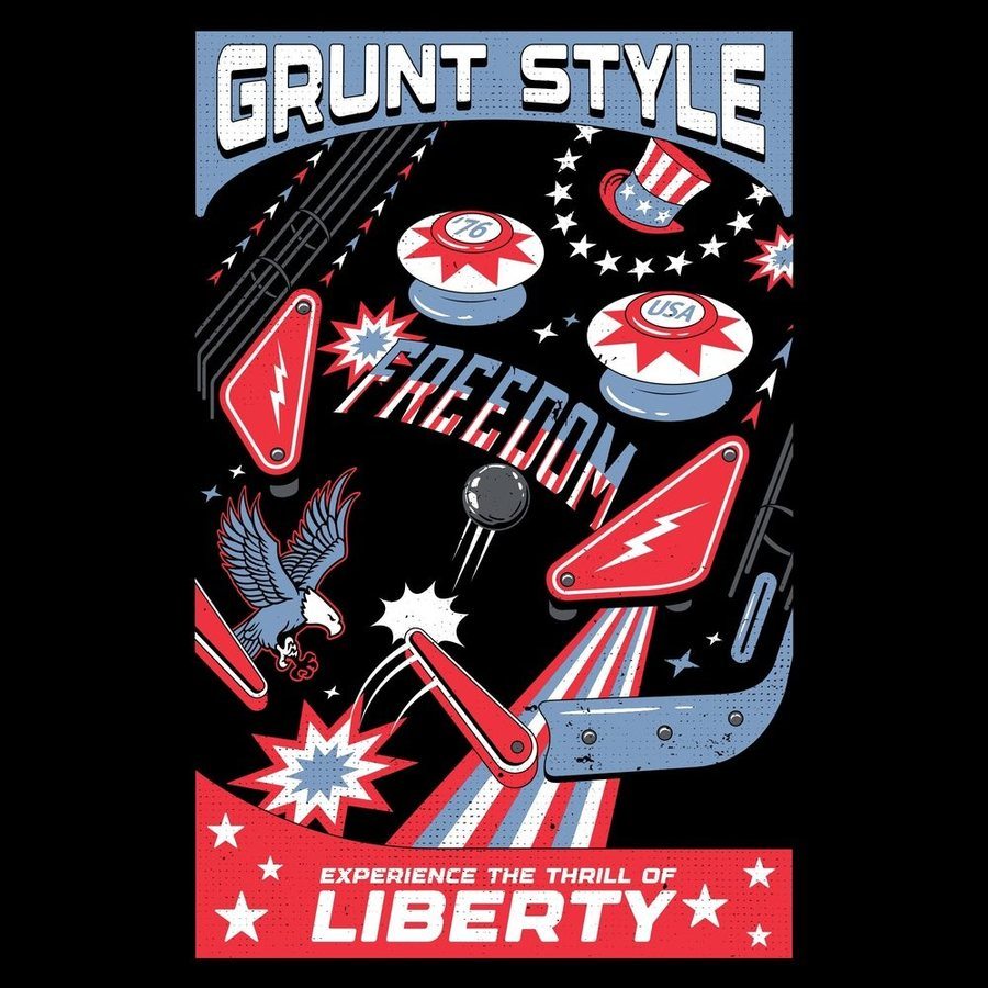 Grunt Style Tshirt - Free Ballin' T-Shirt - Black