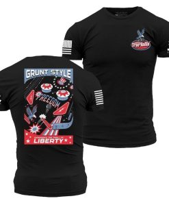 Grunt Style Tshirt - Free Ballin' T-Shirt - Black 