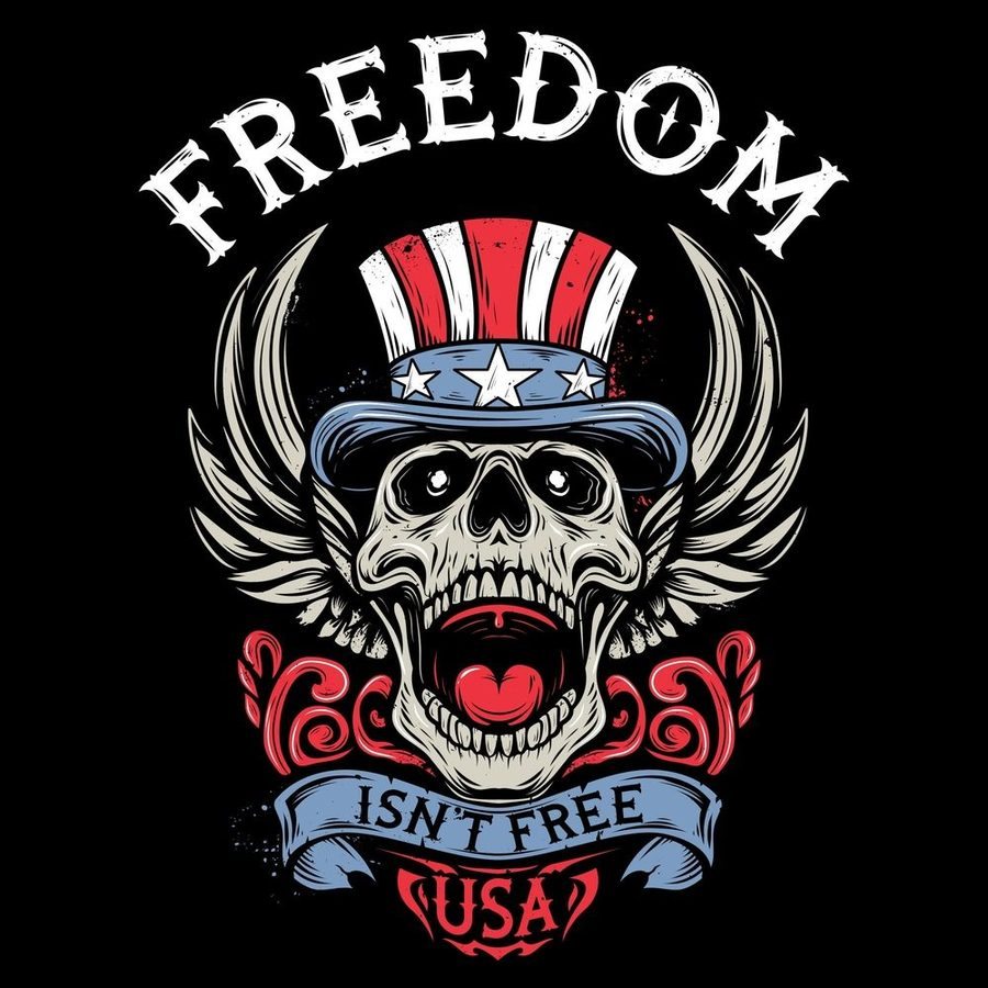 Grunt Style Tshirt - Freedom Isn't Free T-Shirt - Black