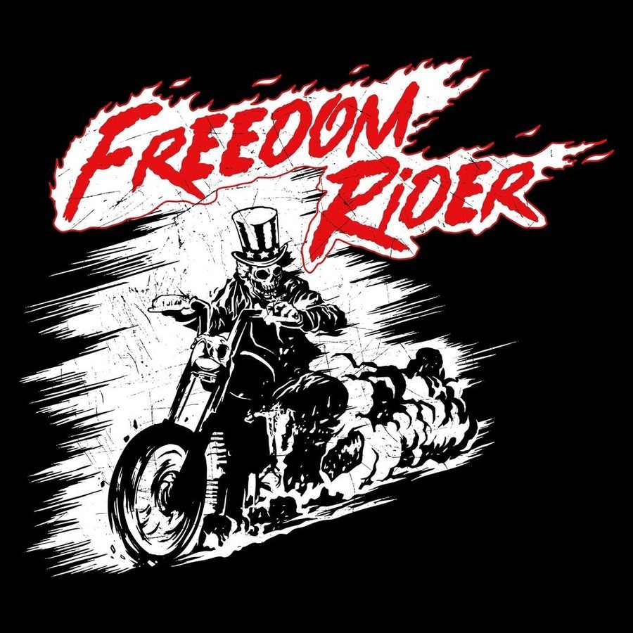 Grunt Style Tshirt - Freedom Rider T-Shirt - Black