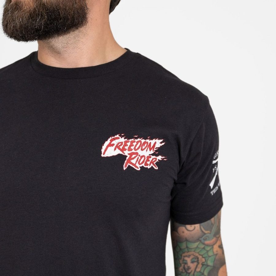 Grunt Style Tshirt - Freedom Rider T-Shirt - Black