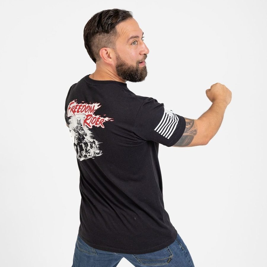 Grunt Style Tshirt - Freedom Rider T-Shirt - Black