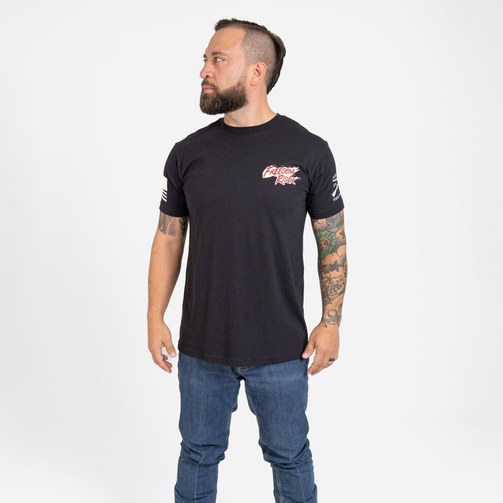 Grunt Style Tshirt - Freedom Rider T-Shirt - Black