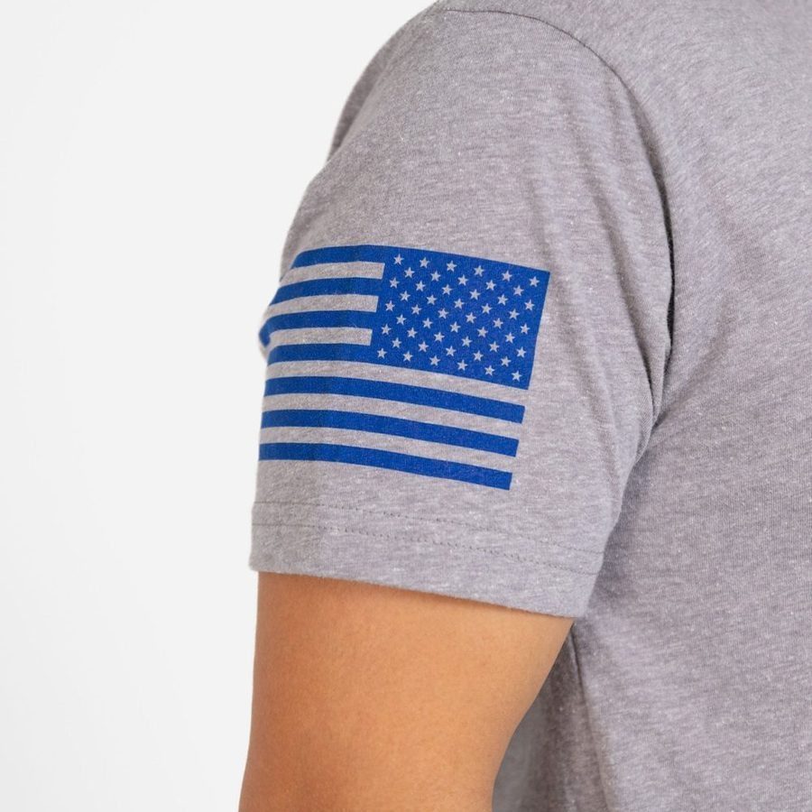 Grunt Style Tshirt - Freedom University T-Shirt - Dark Heather Gray