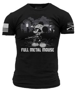 Grunt Style Tshirt - Full Metal Mouse T-Shirt - Black 