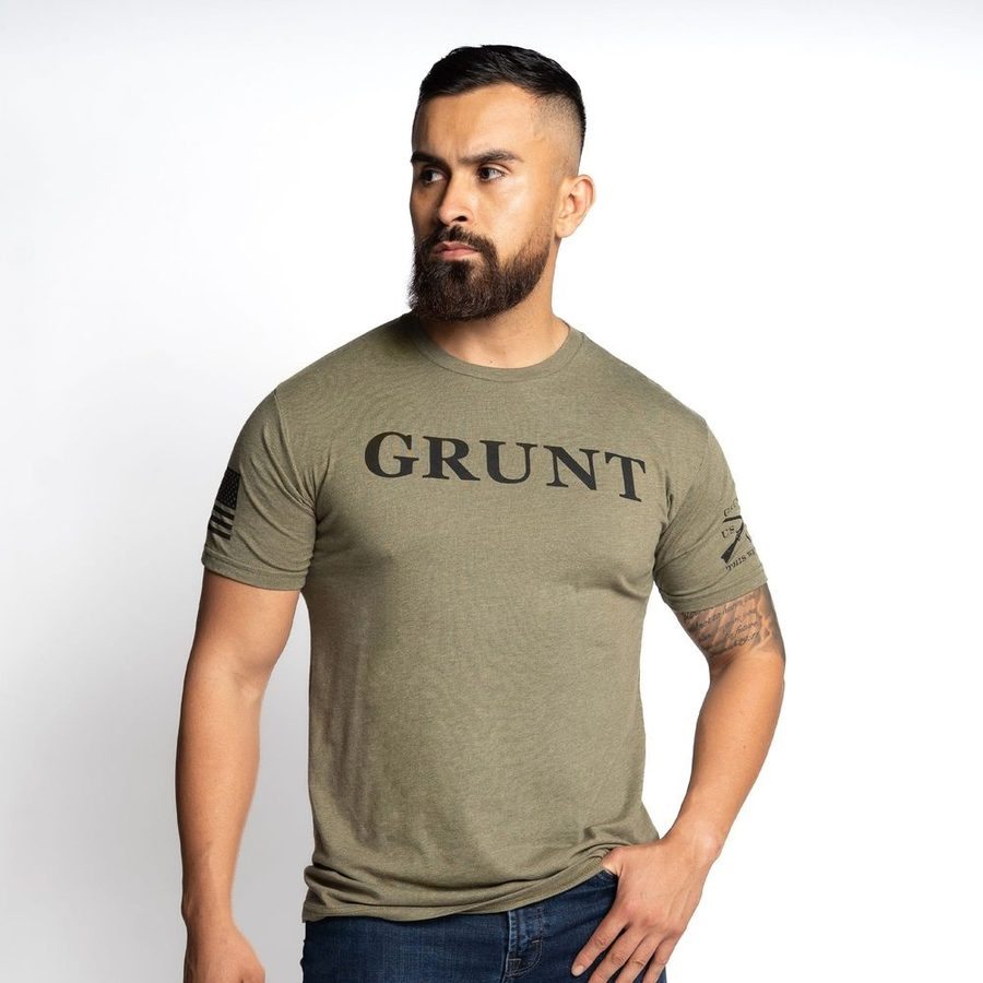 Grunt Style Tshirt - Grunt Defined T-Shirt - Military Green