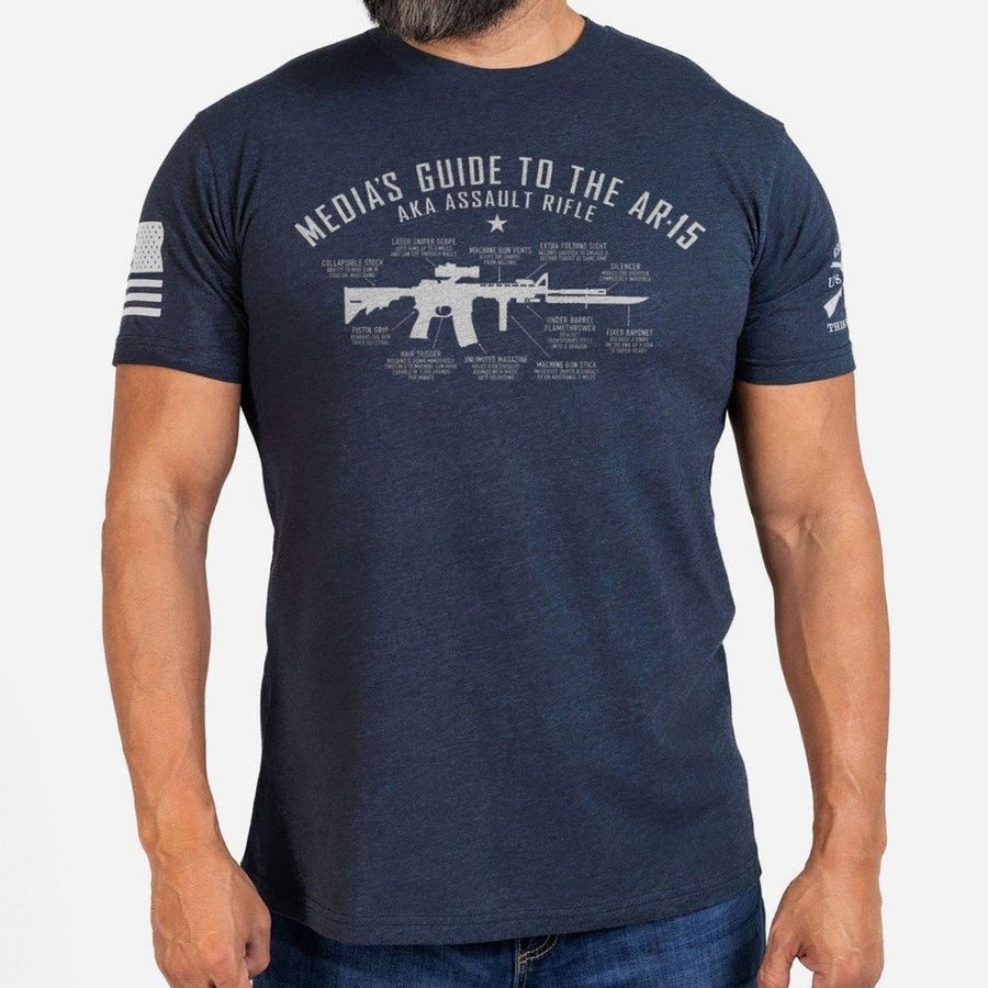 Grunt Style Tshirt - Guide To The AR-15 T-Shirt - Midnight Navy 