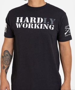 Grunt Style Tshirt - Hard Working T-Shirt - Black 