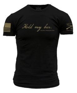 Grunt Style Tshirt - Hold My Beer T-Shirt - Black 