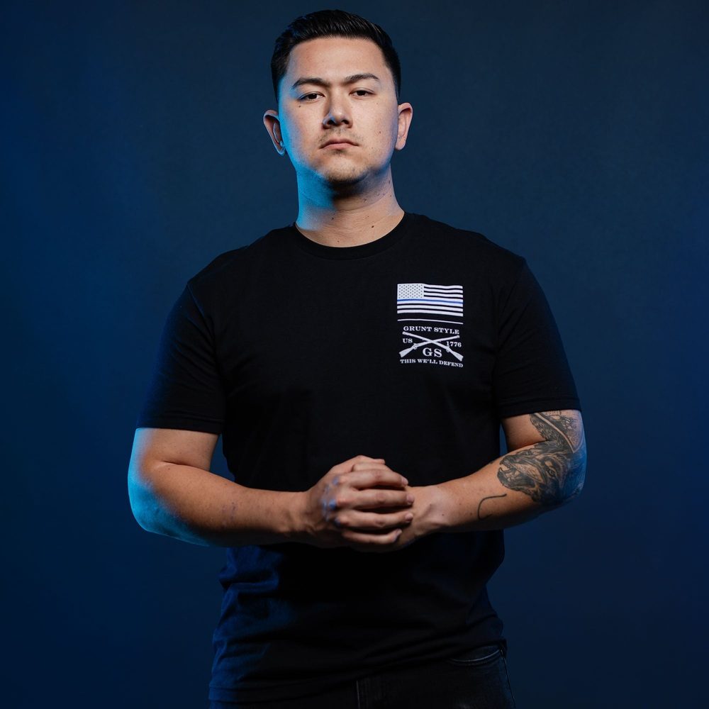 Grunt Style Tshirt - Hold The Line 2.0 T-Shirt - Black