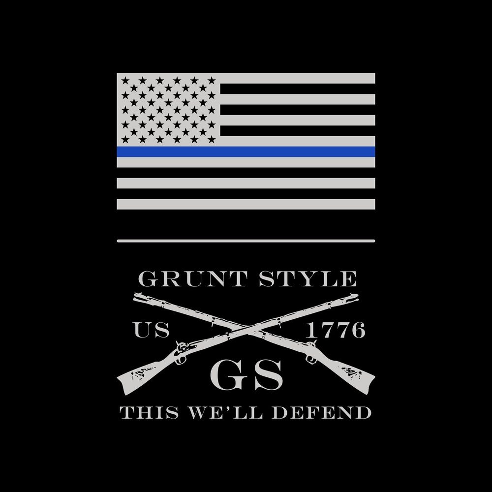 Grunt Style Tshirt - Hold The Line 2.0 T-Shirt - Black