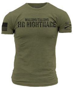Grunt Style Tshirt - HR Nightmare T-Shirt - Military Green 