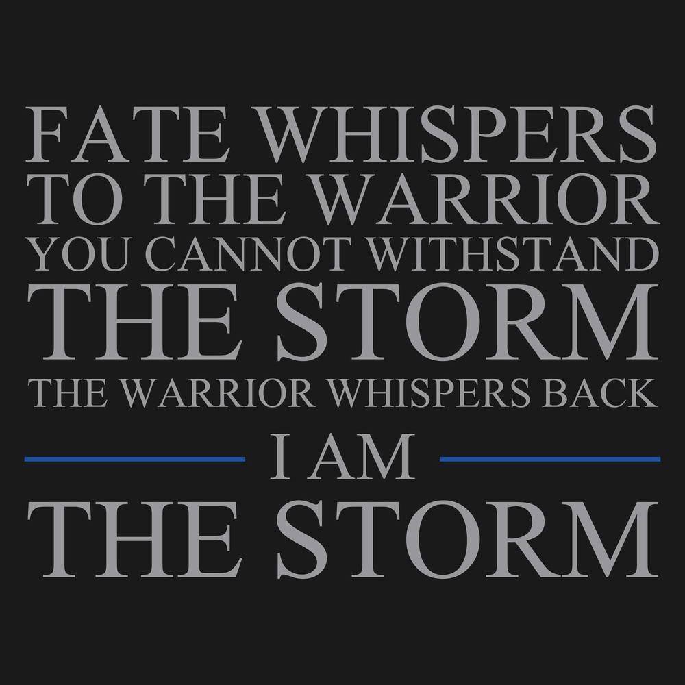 Grunt Style Tshirt - I Am The Storm T-Shirt - Black