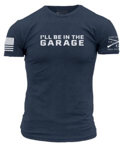 Grunt Style Tshirt - I'll Be In The Garage T-Shirt - Midnight Navy 