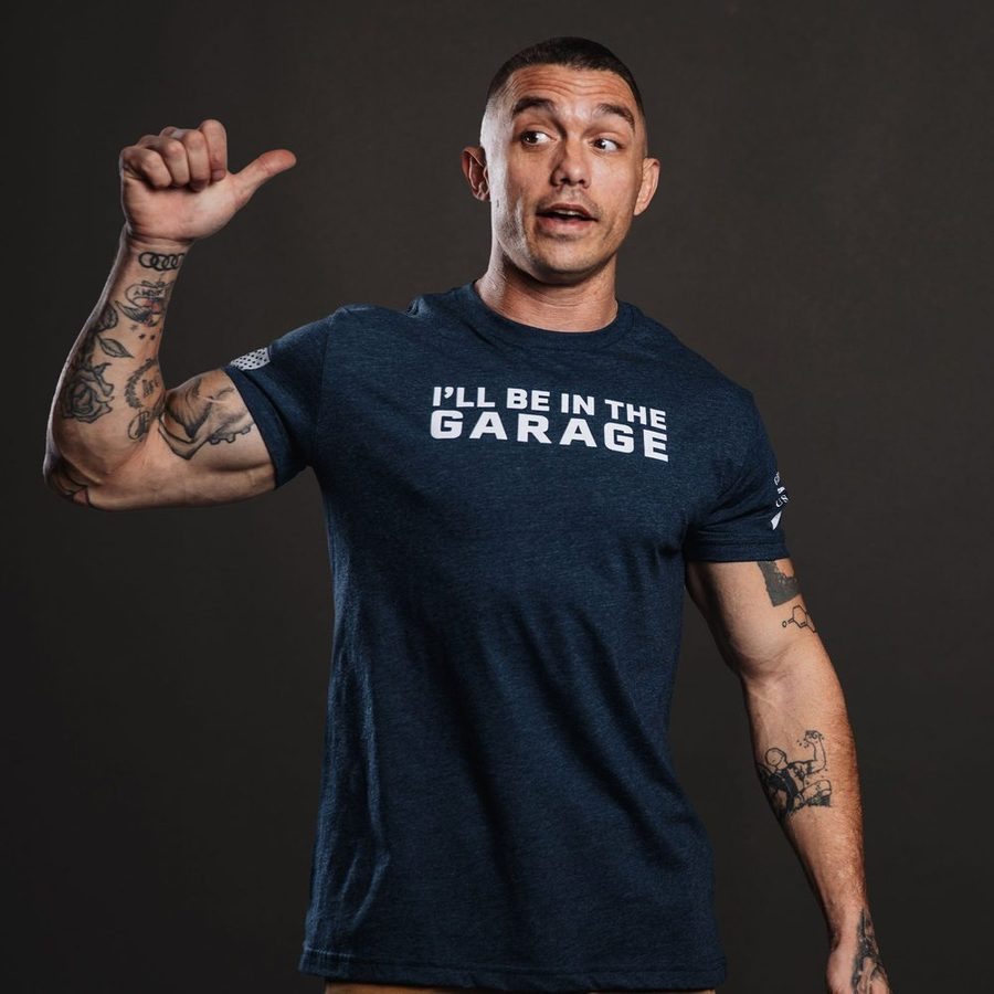 Grunt Style Tshirt - I'll Be In The Garage T-Shirt - Midnight Navy